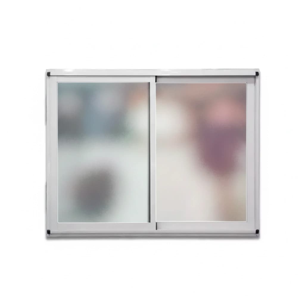 VENTANA CORREDIZA SIMPLE MODENA VIDRIO 3+3 CON CIERRE LATERAL